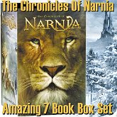 CS Lewis's Chronicles Of Narnia 7 book box set with movie artwork