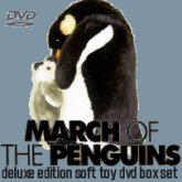 buy the deluxe edition of The March of the Penguins - soft toy dvd case & book - region 3