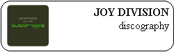 Joy Division discography