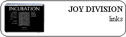 Joy Division websites