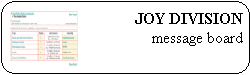 Joy Division message board