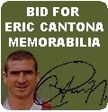 Bid for Eric Cantona memorabilia and autographs
