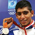 Amir Khan wins silver at Athens