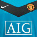 The new Manchester United goalkeeper away shirt