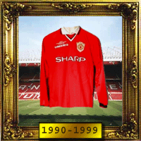 Manchester United kits as worn from 1980 -1989