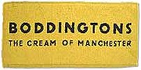 Boddingtons beer towel - the cream of Manchester