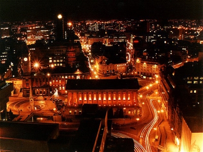 Hotels in Birmingham - Birmingham City Centre By Night 