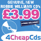 buy new Robbie Williams CDs from just £3.99