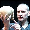 Christopher Eccleston in Hamlet at the West Yorkshire Playhouse in 2002.
