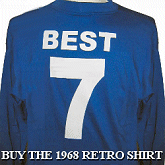 Buy the 1968 retro George Best shirt