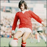 Classic 1970's manchester United george best retro shirt