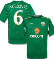 the current Ireland shirt as worn by Roy Keane