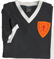 the 1960's Scotland jersey as worn by Denis Law and Paddy Crerand
